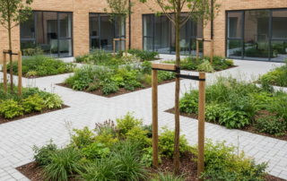 17. Commercial Landscaping - External Planting Installation Services London