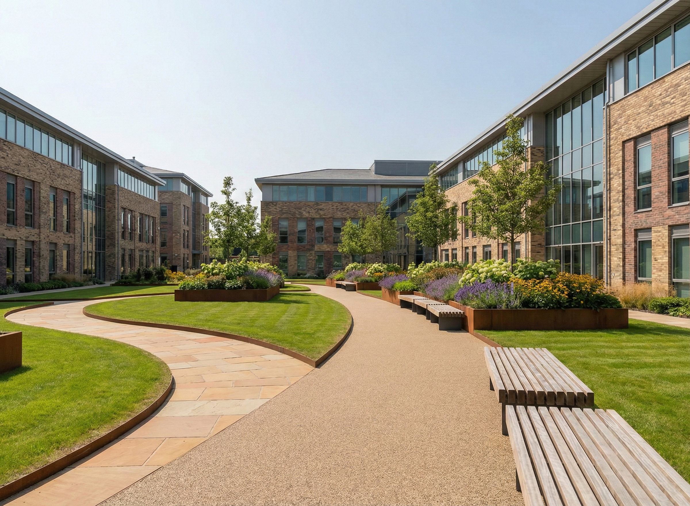 Commercial Landscaping Contractors Business Parks UK – Case Study Commercial Landscaping Contractors Business Parks UK - Case Study