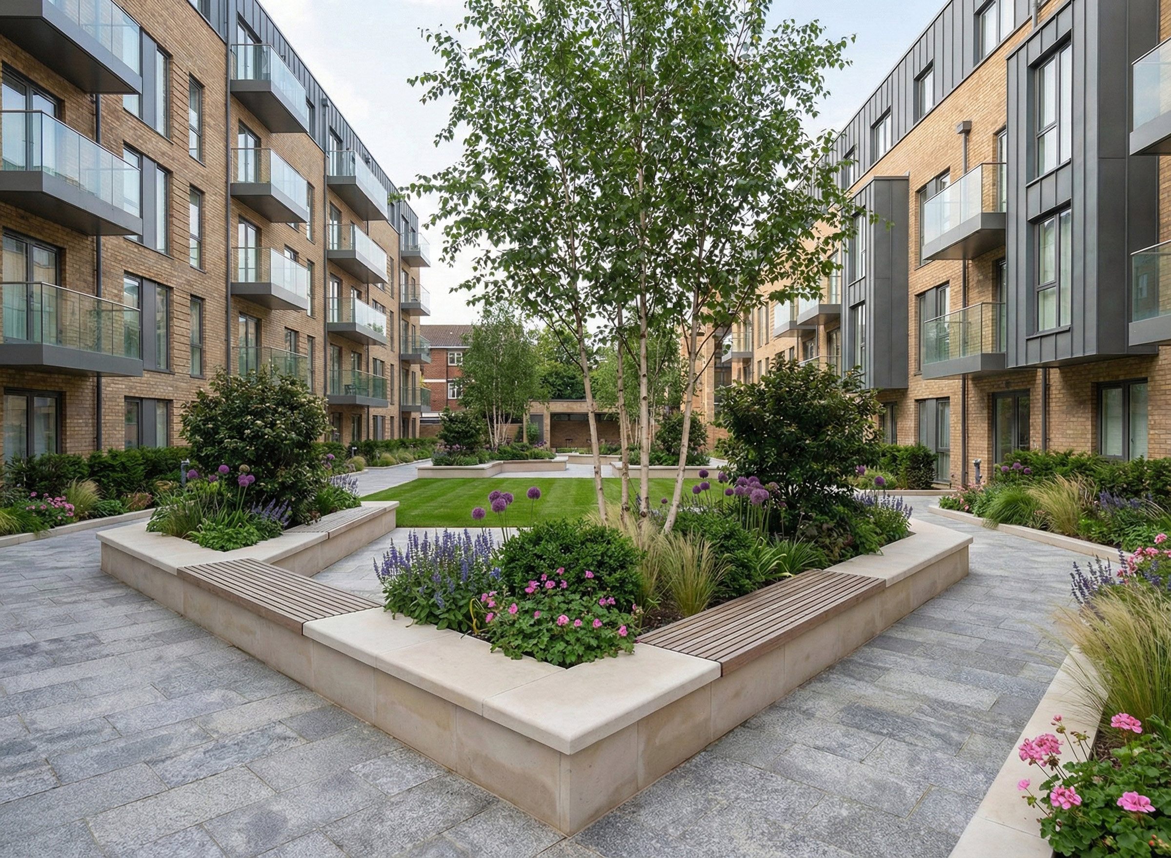 1. Commercial Landscaping Contractors Housing Development UK – Case Study Commercial Landscaping Contractors Housing Development UK - Case Study