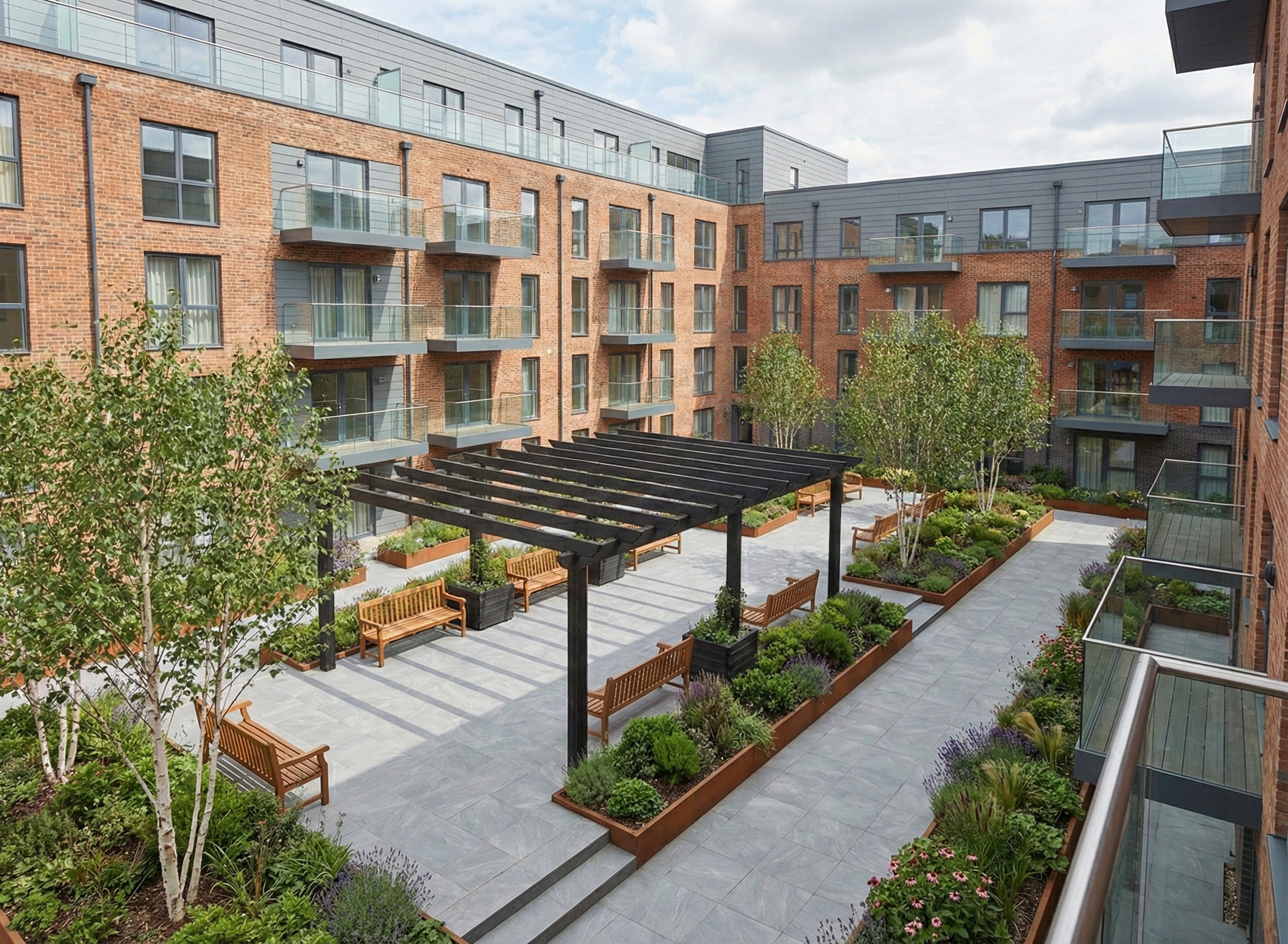 Commercial landscaping Housing Development Hertfordshire – Case Study Commercial landscaping Housing Development Hertfordshire - Case Study