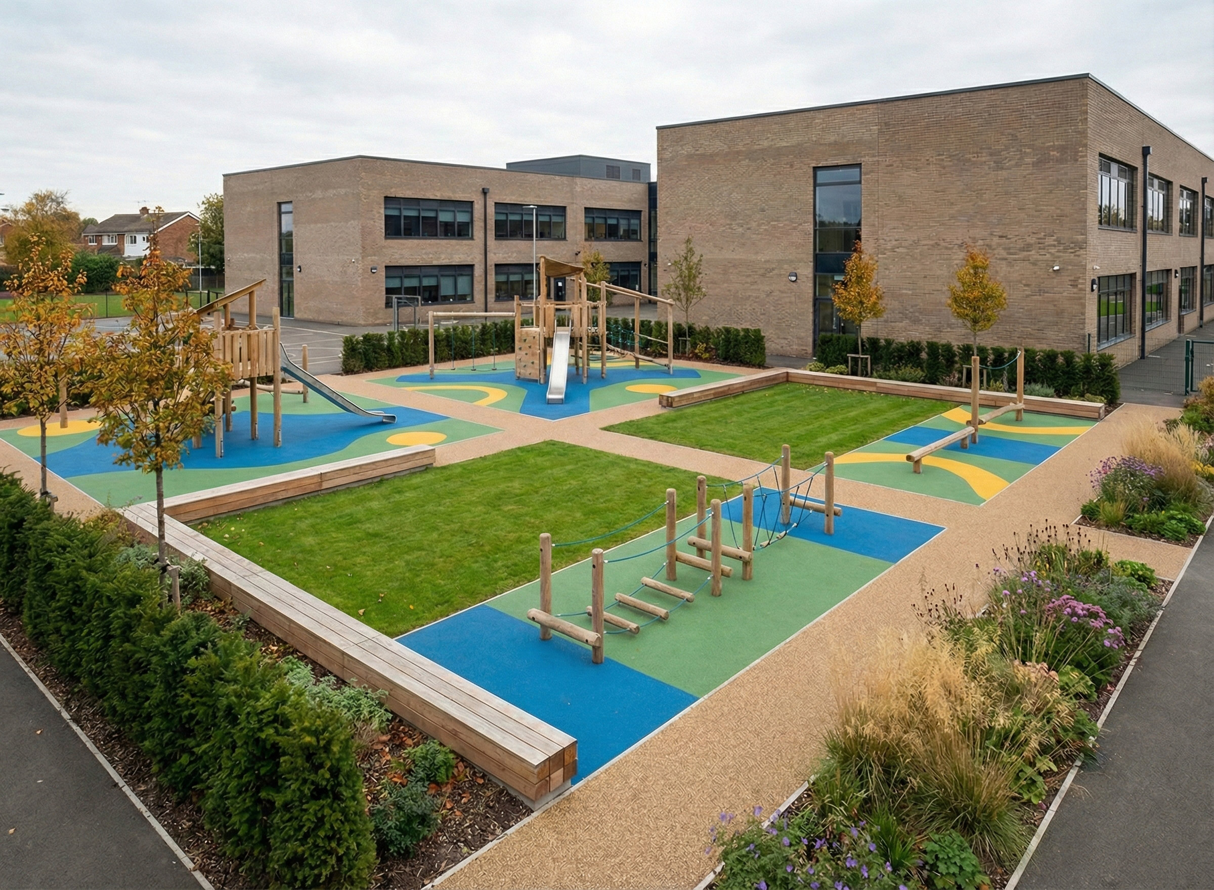 Play Areas Commercial Landscaping UK – Case Study – Landcraft Play Areas Commercial Landscaping UK - Case Study - Landcraft