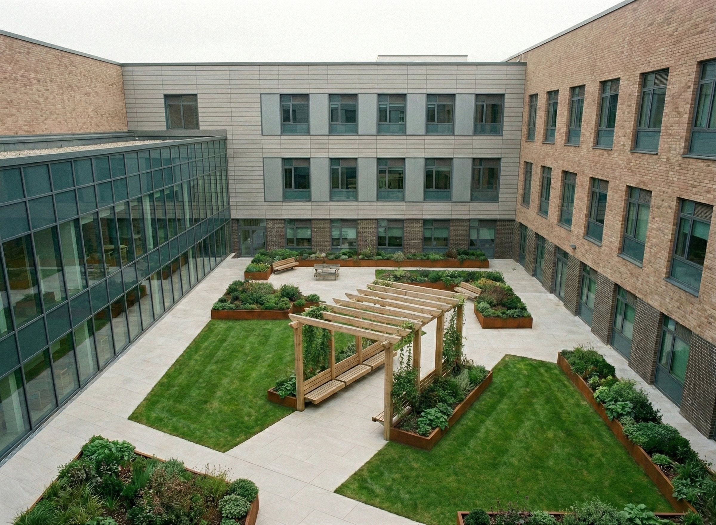 Experts Commercial Landscaping Services Hospitals – Case Study Experts Commercial Landscaping Services Hospitals - Case Study