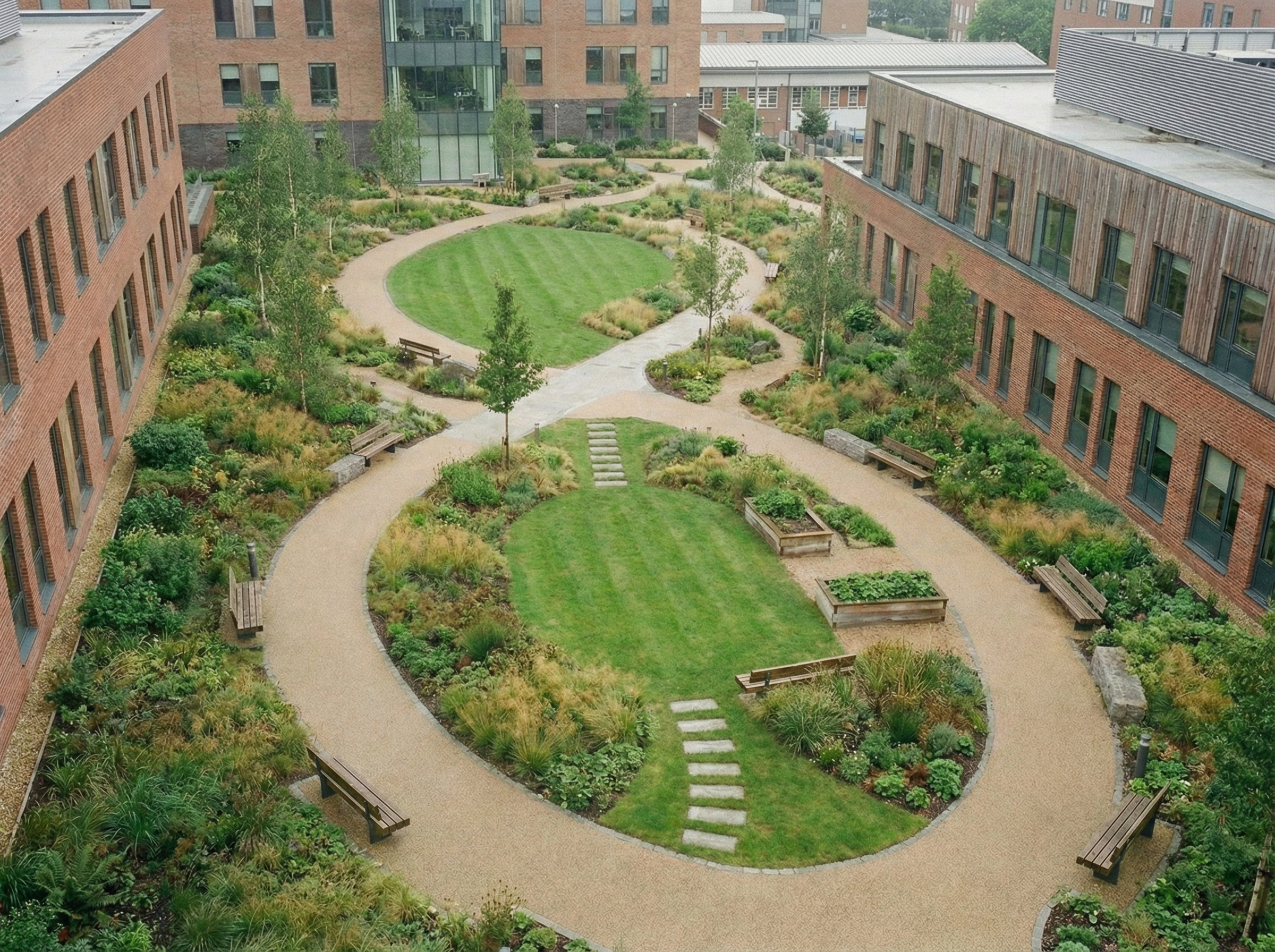 Commercial Landscaping Hospitals – Landcraft – Case Studies Commercial Landscaping Hospitals - Landcraft - Case Studies