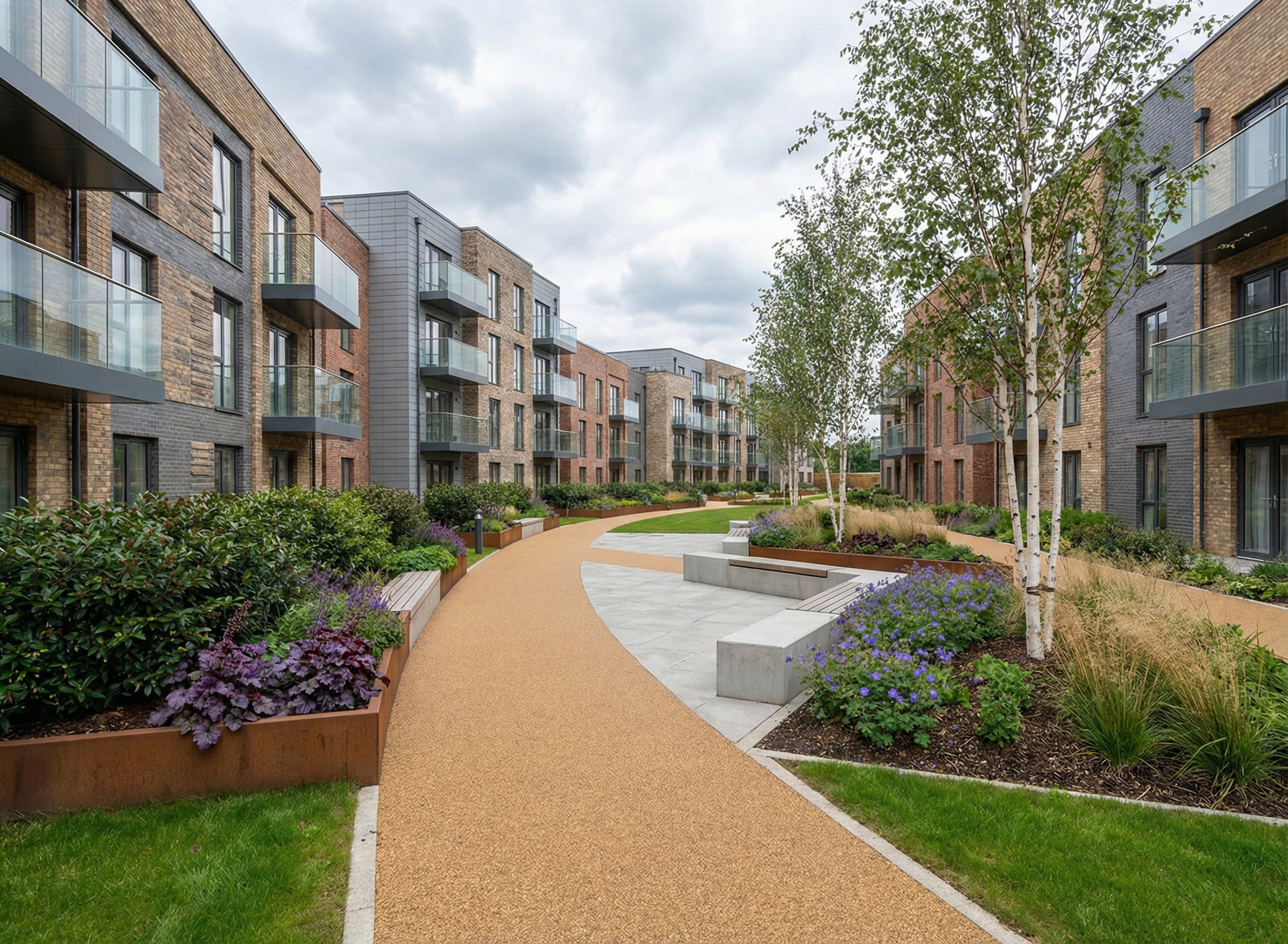 3. Commercial Landscaping Contractor Housing Development UK – Case Study Commercial Landscaping Contractor Housing Development UK - Case Study